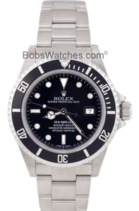 Mens Used Rolex Sea-Dweller Model 16600 Stainless, Slighlty Used