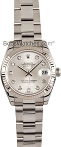 Rolex Datejust Midsize Watch Diamond Dial 178274