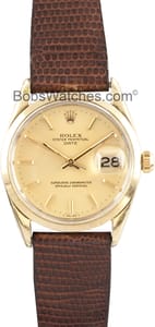 Vintage Rolex Date Yellow Gold 1550
