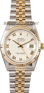 Men's Rolex DateJust 16233 Pyramid Dial