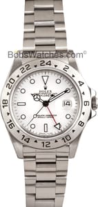 Used Men's Rolex Explorer II Men's Stainless Steel Watch 16570