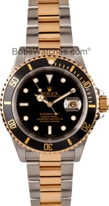 Used Rolex Submariner 16613 - Steel and Gold