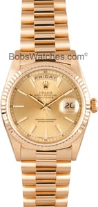 Rolex President Gold Day Date 18238