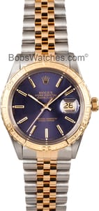 Men's Rolex Thunderbird DateJust Stainless Steel and Gold