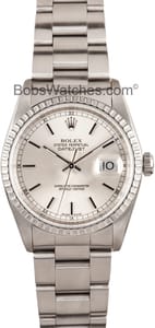 Men's Rolex Datejust Classic Stainless Steel Watch