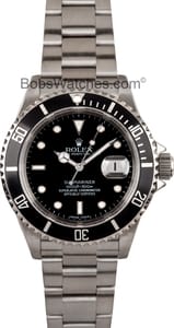 Rolex Submariner 16610 No Holes Case Mint