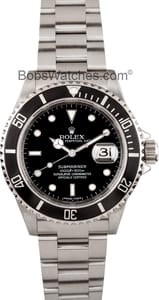 Rolex Submariner 16610 No Holes Case