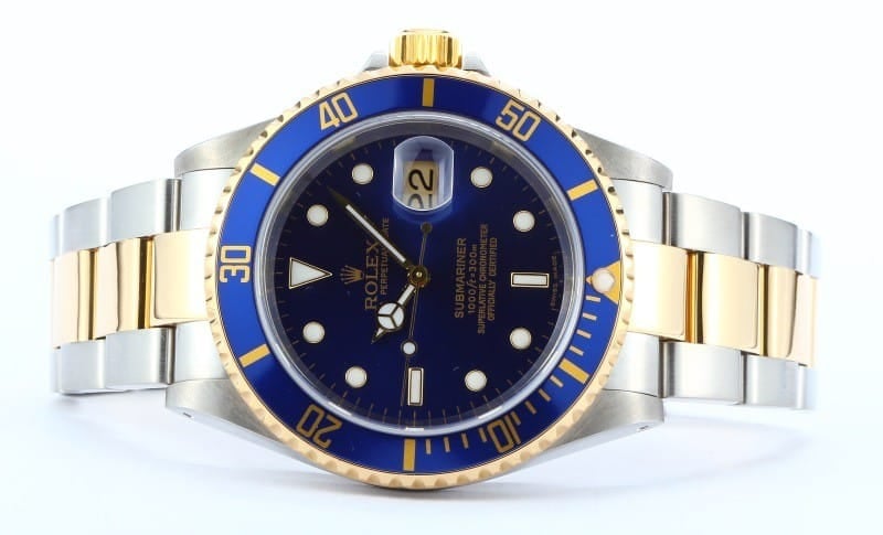 Used Rolex Submariner 16613 - Steel and Gold