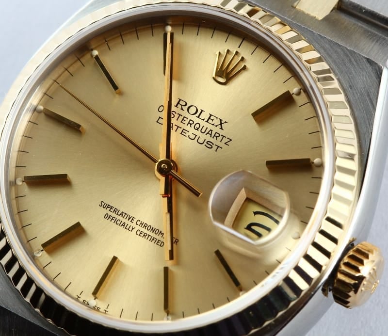 Men's Rolex Datejust Oysterquartz 17013 Pre-Owned