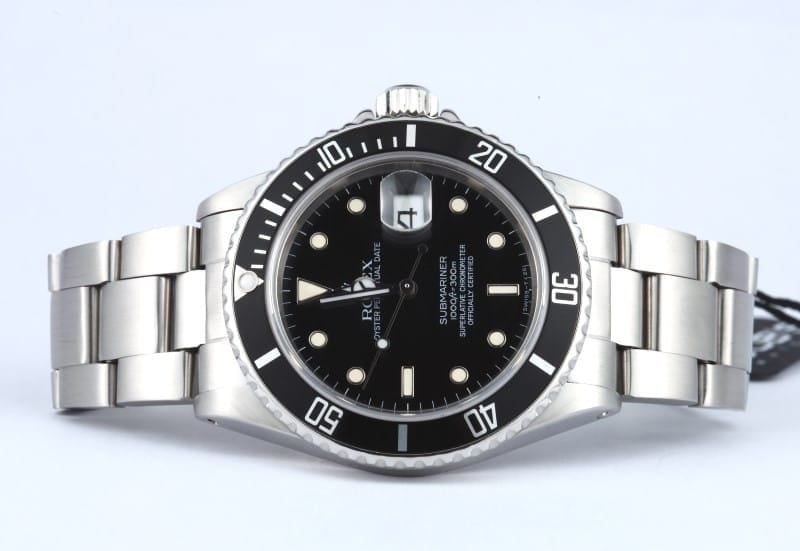 Mens Rolex Submariner Black 16800