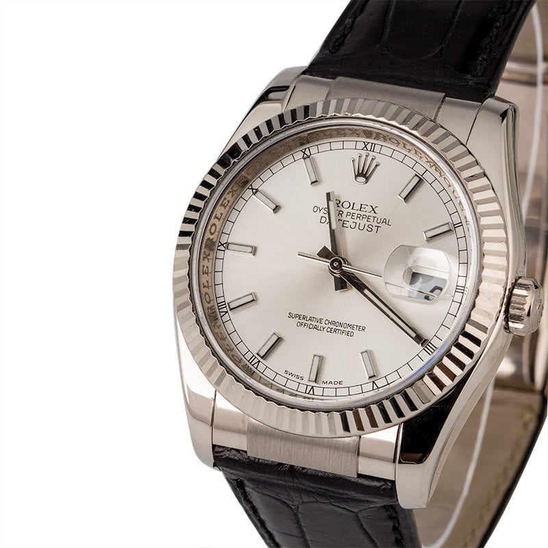 Rolex Datejust 116139 Silver Dial