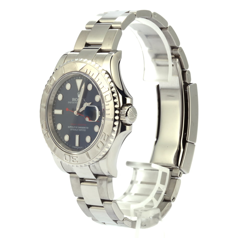 PreOwned Rolex Yacht-Master 116622 Platinum Dial