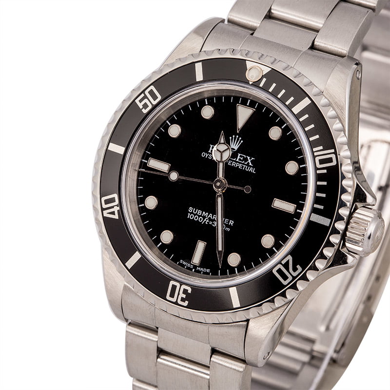 Pre Owned Rolex Submariner 14060M Timing Bezel