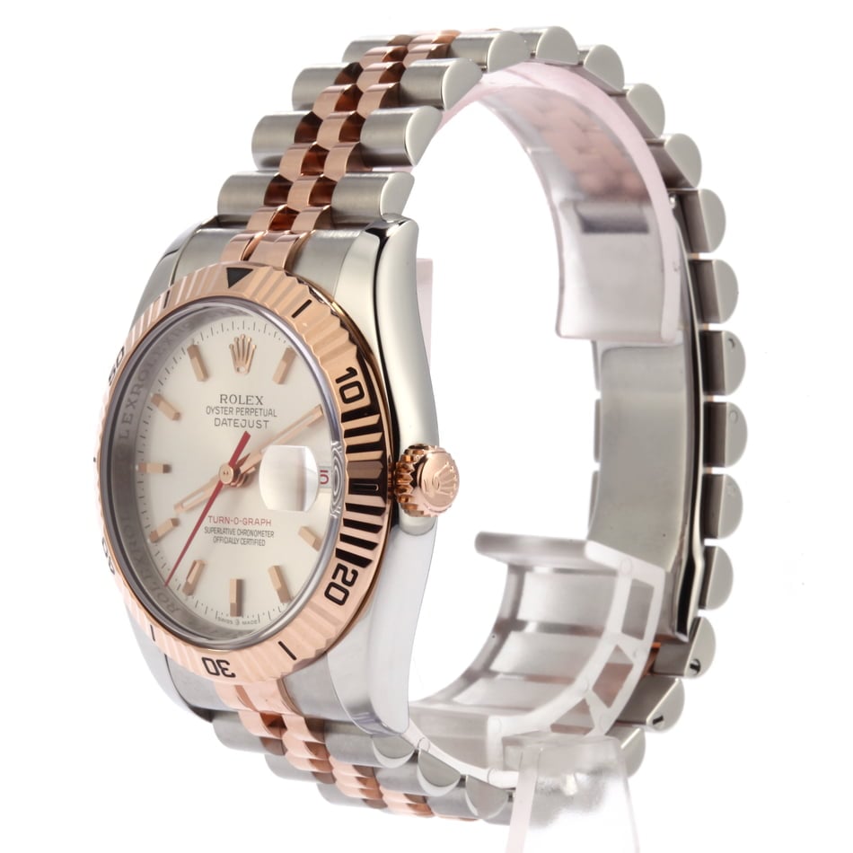 Pre Owned Rolex Datejust 116261 Two Tone Everose Thunderbird