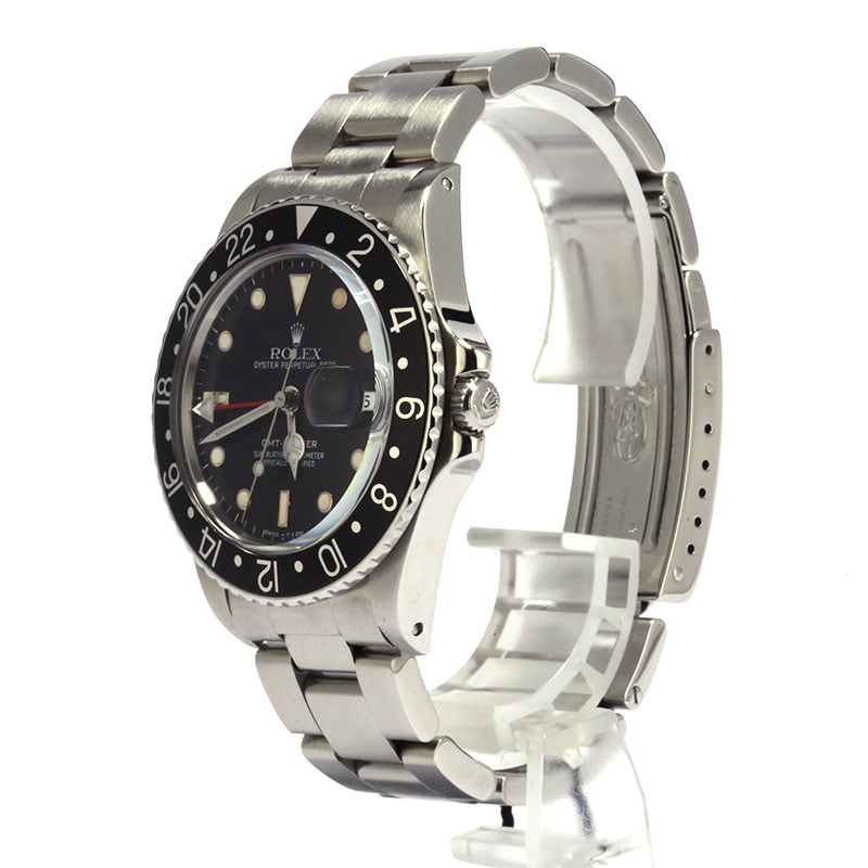 Used Rolex GMT-Master 16750 Black Insert