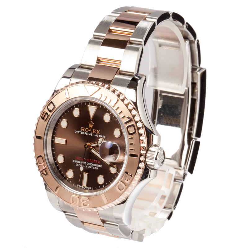Used Rolex Yacht-Master 116621 Two Tone with Chocolate Dial
