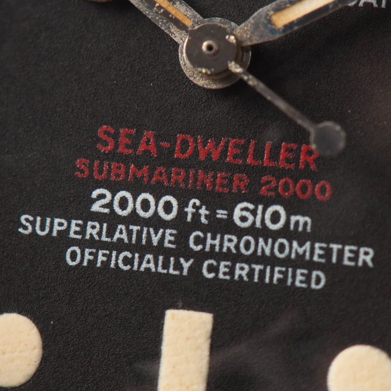 Vintage Rolex Sea-Dweller 1665 Double Red Sea-Dweller