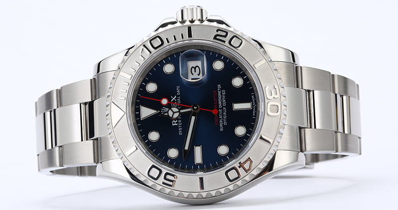 Used Rolex Yacht-Master 116622 Blue Dial