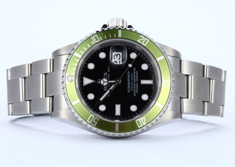 Rolex Submariner Faded Green Anniversary 16610