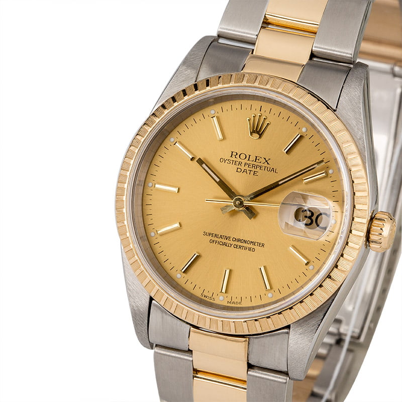 Pre-Owned Rolex Oyster Perpetual Date 15223