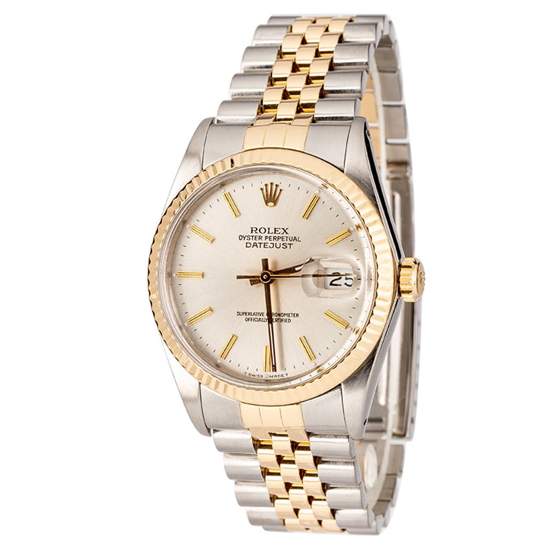 Pre-Owned Rolex Datejust 16013 Two Tone Watch