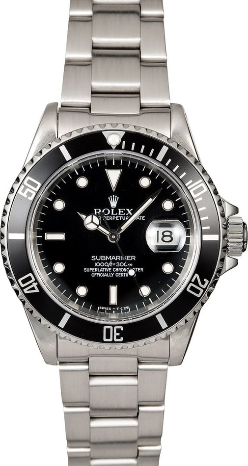 Rolex Submariner Stainless Steel 16610 Watch