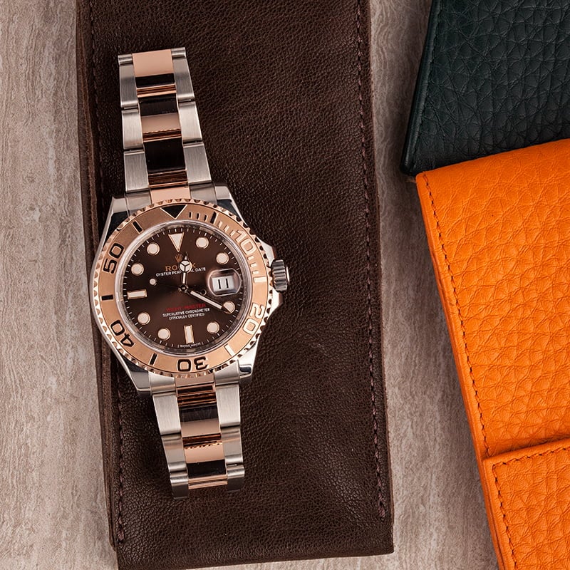 Pre-Owned Rolex Yacht-Master 116621 Two Tone Everose