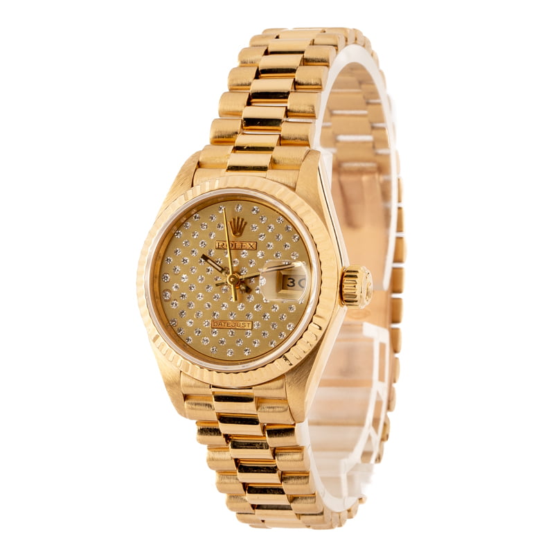 Pre-Owned Ladies Rolex President 69178 Yellow Gold