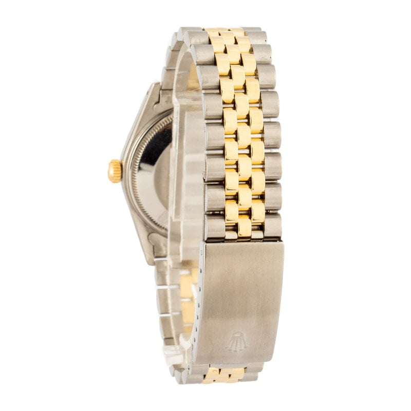Pre-Owned Rolex Date 15053 Steel & Gold
