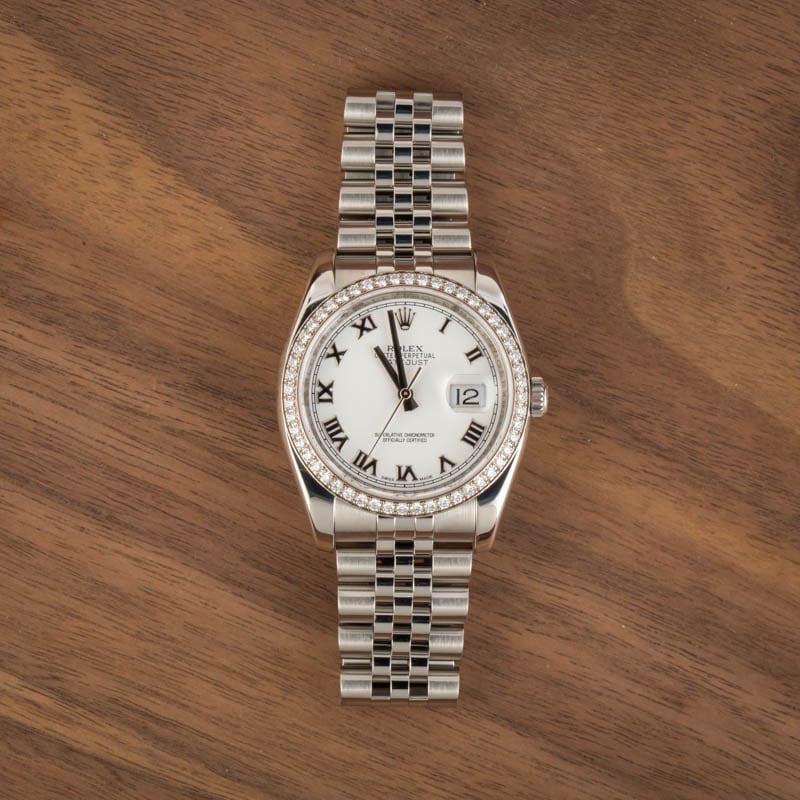 Pre-Owned Rolex Diamond Datejust 116244