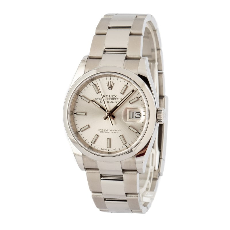 Rolex Datejust 126200 Silver Dial