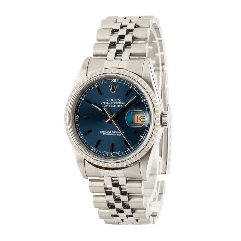 Pre Owned Rolex DateJust Stainless Steel 16220