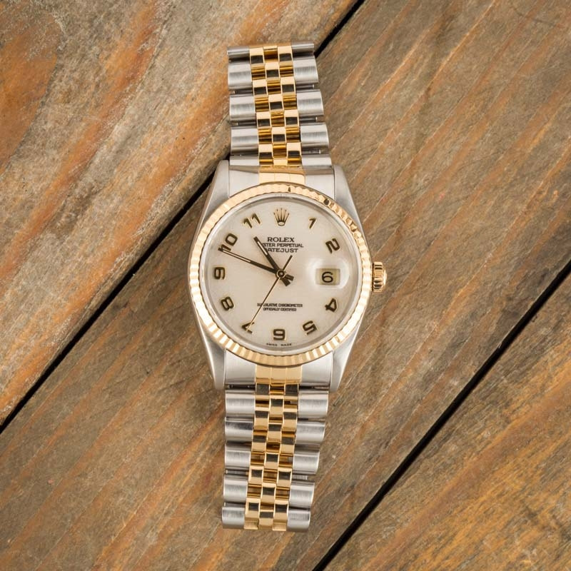 Rolex Datejust Two-Tone 16233 Jubilee Bracelet