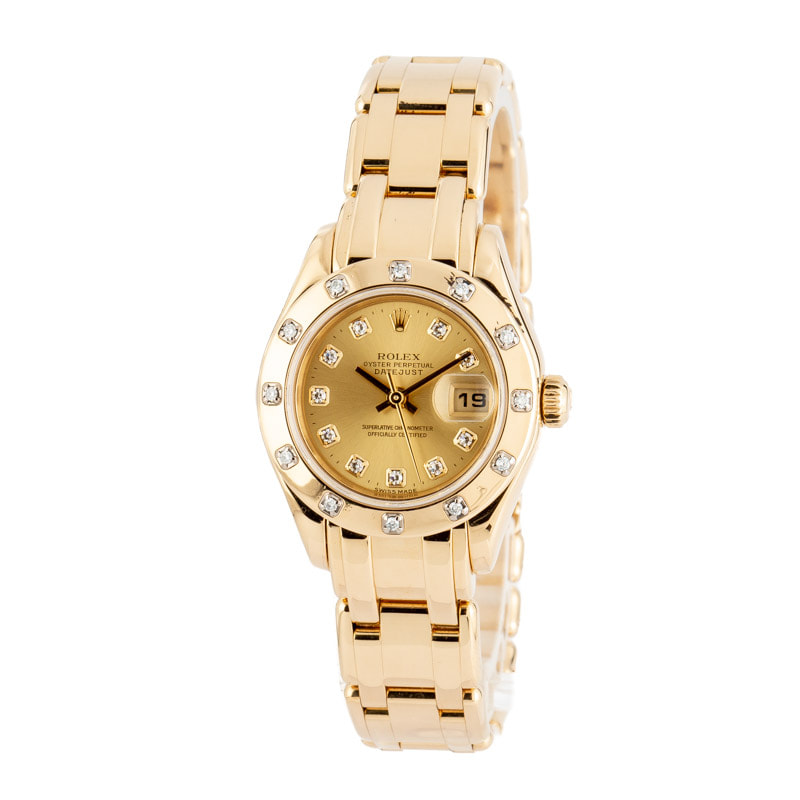 Rolex Pearlmaster 80318 18k Yellow Gold