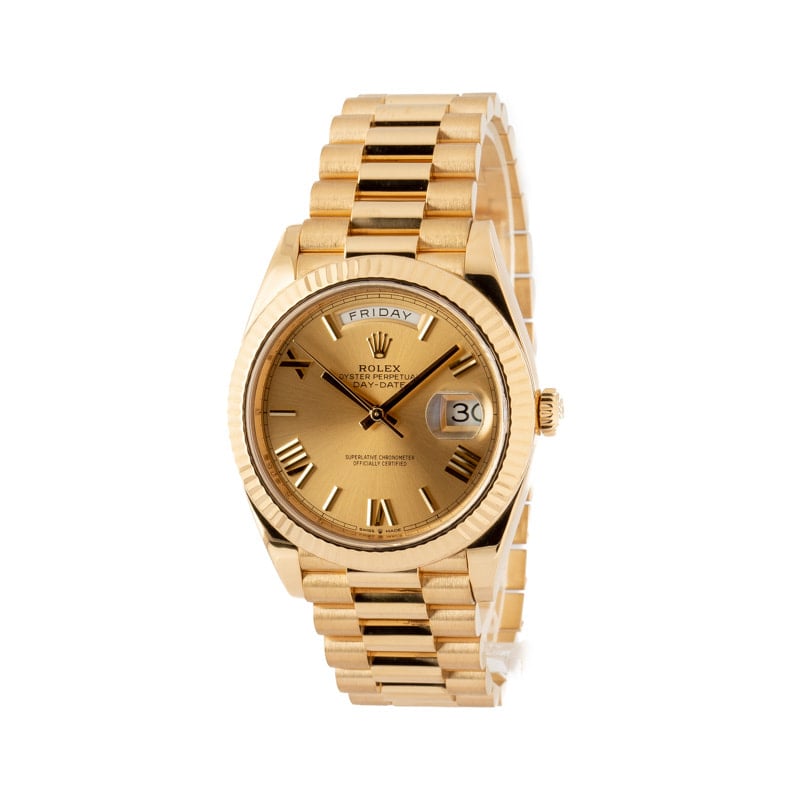 Rolex Day-Date 40 Ref 228238 18k Yellow Gold