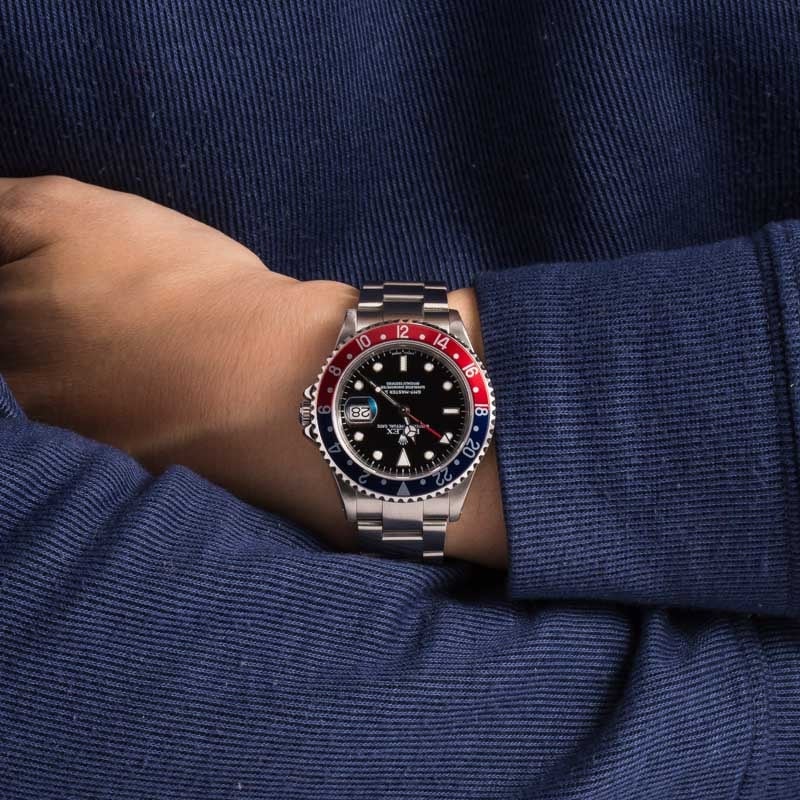 Used Rolex GMT-Master II Ref 16710 Stainless Steel