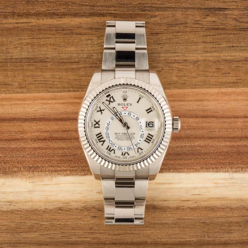 Rolex Sky-Dweller 326939 White Gold Oyster Band