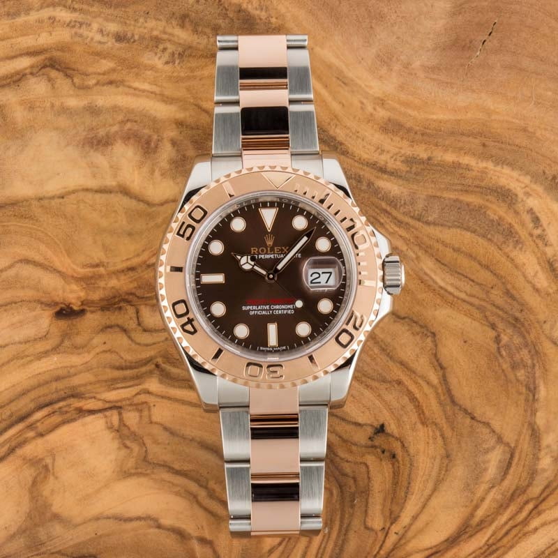Rolex Yacht-Master 116621 Chocolate Dial Two Tone Everose