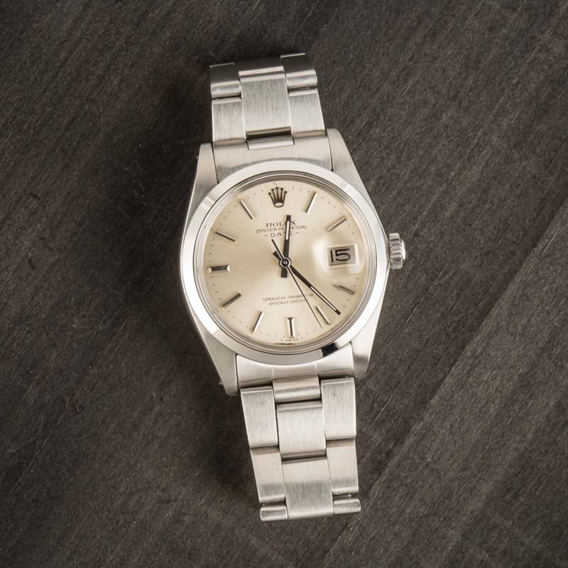 Rolex Date 1500 Stainless Steel