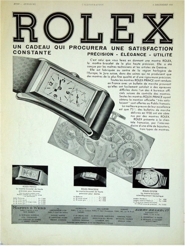 Vintage Rolex Cellini Prince Ad