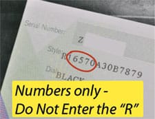 Finding your Rolex Model Number - Numbers Only