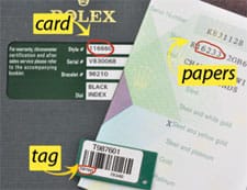 Finding your Rolex Model Number - Paper Method