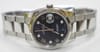 Pre-Owned Men's Rolex Date Stainless Diamond Dial 115234
