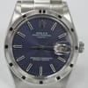 Rolex Date Stainless Steel Blue Dial 15010