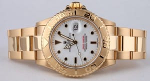 Rolex Yachtmaster 18k Gold 16628 Full Size Pre-Owned