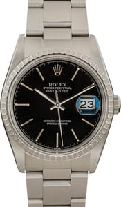 Pre-Owned Rolex Datejust 16220 Stainless Steel