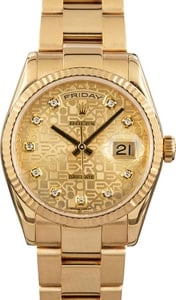Rolex Day-Date 118238 18k Yellow Gold