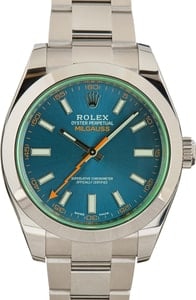 Rolex Milgauss 116400GV Green Sapphire Crystal