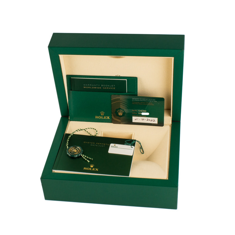 Rolex Datejust 41 Ref 126300 Mint Green Dial