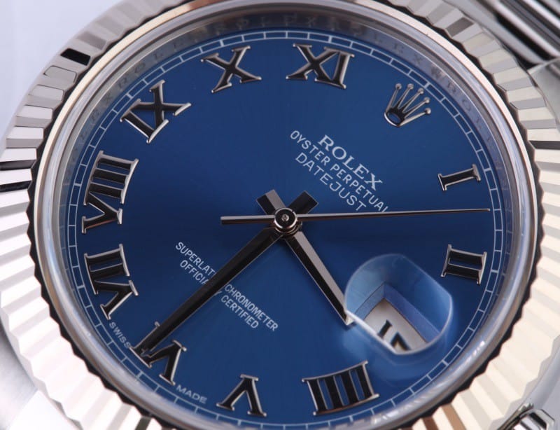rolex datejust blue dial price